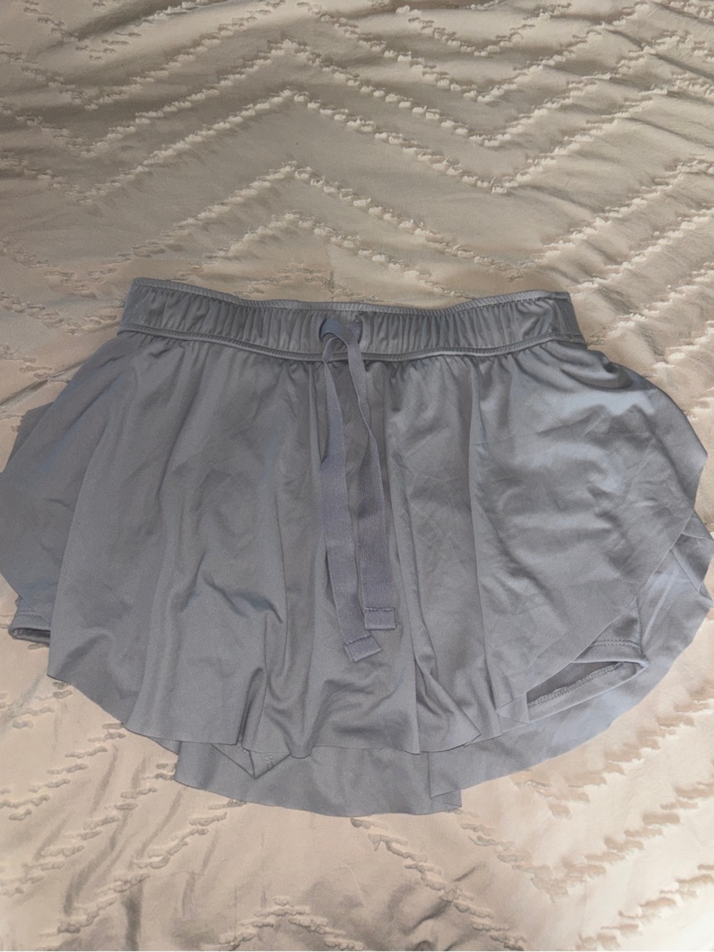 M Zenana Light Gray Active Skort